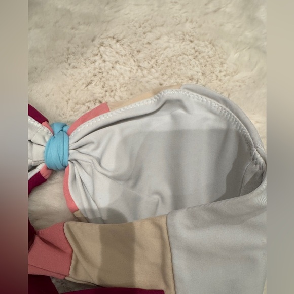 Paper London
Bandeau Knotted Bikini Top Small
Rainbow Multi Worn a few times - Picture 4 of 5